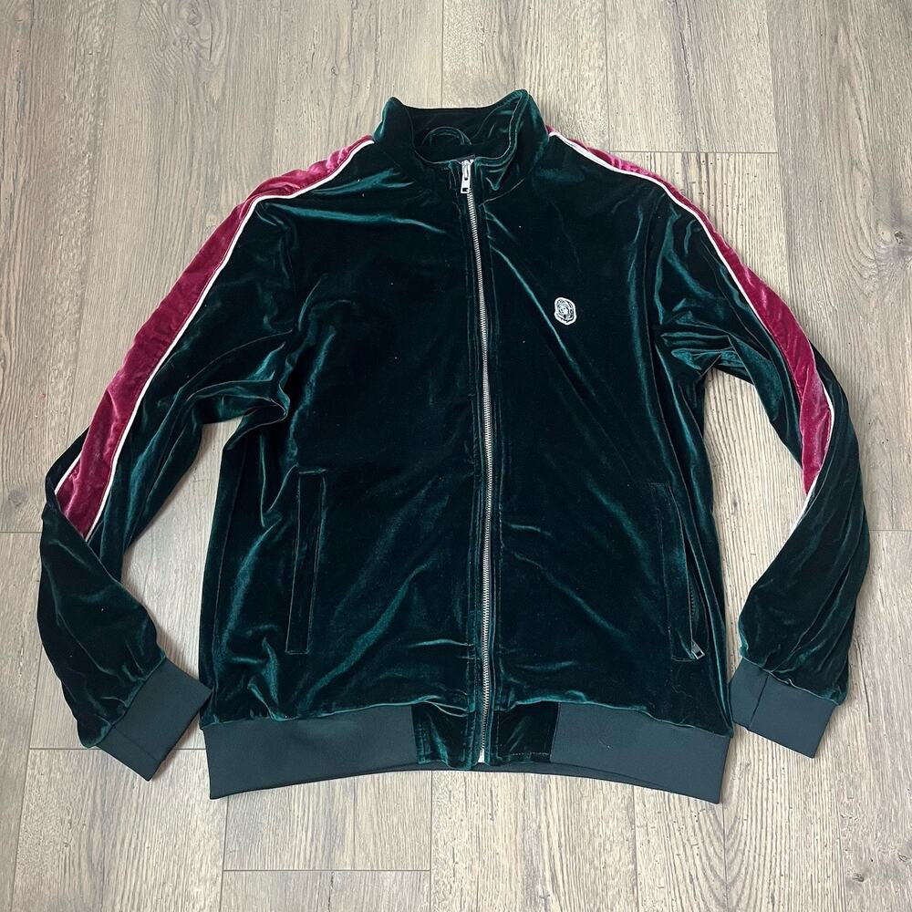 Billionaire‎ Boys Club Bb Flight Jacket Mens Style : 811-7406 Sz L Green Pink